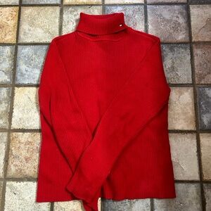 Tommy Hilfiger Red Turtleneck